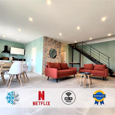 Colormix 3 Etoiles - 95M2 Plein Centre - Ensoleille Climatise Apartment เมซ ภายนอก รูปภาพ